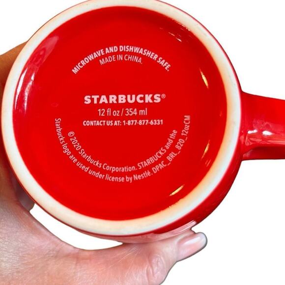 Starbucks Mug, Red, Coffee Mug, Tea Mug. 12 fl oz. - Picture 3 of 3